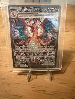 Pokemon Charizard ex 223/197 SV03 Obsidian Flames Holo Special Illustration Rar… - Image 1