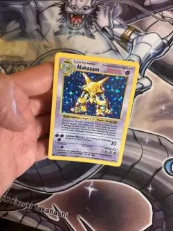Pokemon TCG - Alakazam - 1/102 - Rare Holo - Shadowless - Base Set LP (HPL) - Image 4