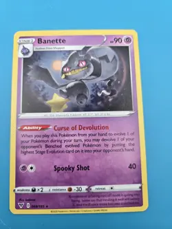 Banette Pokemon TCG Vivid Voltage 068/185 Regular Rare NM - Image 1