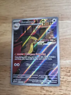 Pokemon Gumshoos Illustration Rare Me01 Mega Evolution 153/132 Holo 2025 - Image 1