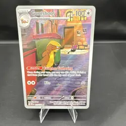 Pokemon Gumshoos Me01: Mega Evolution Illustration Rare Holo 153/132 100 HP - Image 1