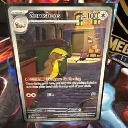 Pokemon TCG ME01: Mega Evolutions Gumshoos Holo 153/132 NM - Image 1