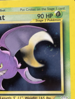 Crobat - Neo Revelation 4/64 NM Near Mint Holo 🌀Swirl🌀2001 Vintage Pokemon - Image 2