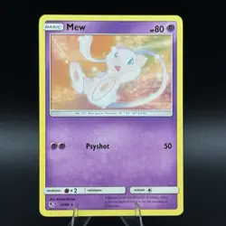 Pokemon TCG Mew Hidden Fates 32/68 Regular Rare NM Pokemon Card - Image 1