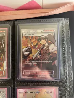 Pokemon TCG Blacksmith Trainer Supporter Promo Holo Alt Art 088A/106 English - Image 1