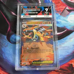Mega Charizard Y EX Black Star Promo #030 Ace Graded Mint 9 OC 🔥🔥🔥 Pokemon - Image 1