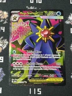 Mega Starmie ex 102/088 Ultra Rare Perfect Order Pokemon NM - Image 1