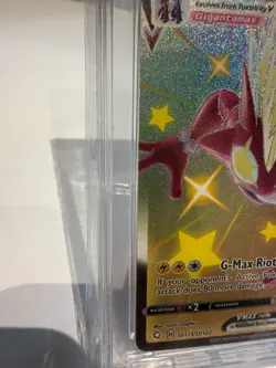 ACE 10 Pokemon TCG 2021 Shining Fates Toxtricity VMAX Full Art SV113/SV122 - Image 2
