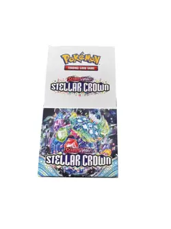 Pokemon TCG Stellar Crown Half Booster Box (18 Packs) / New - Image 1