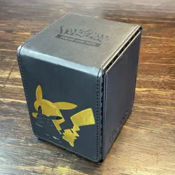 Pokemon Pikachu Magnetic Deck Box Elite Series Out of Box Unused - Image 1