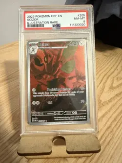 Pokemon TCG Scizor 205/197 Obsidian Flames Full Art Holo Rare - Image 3