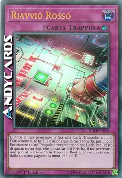RIAVVIO ROSSO • (Red Reboot) • Ultra R • DUDE IT056 • YUGIOH! • ANDYCARDS - Image 1