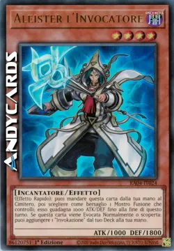 ALEISTER L'INVOCATORE (Aleister The Invoker) Ultra R • RA04 IT024 • 1Ed • Yugioh - Image 1