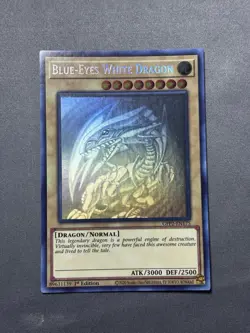 Yu-Gi-Oh! Blue-Eyes White Dragon Ghost Rare GFP2-EN175 1st Edition - Image 1