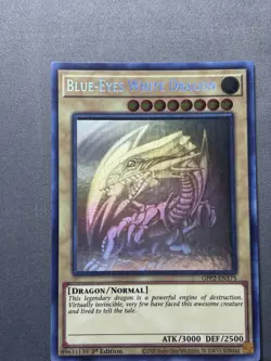 Yu-Gi-Oh! Blue-Eyes White Dragon Ghost Rare GFP2-EN175 1st Edition - Image 3