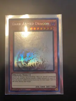 Yugioh Dark Armed Dragon Ghost Rare GFP2-EN179 1st Edition NM + rarity card lot - Image 1