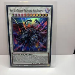 2020 Yu-Gi-Oh! 1st Edition Hot Red Dragon ArchFiend King Calamity SDCK-EN047 - Image 1
