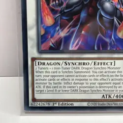 2020 Yu-Gi-Oh! 1st Edition Hot Red Dragon ArchFiend King Calamity SDCK-EN047 - Image 2