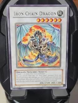 Iron Chain Dragon CSOC-EN040 unlimited Yugioh rare LP - Image 2