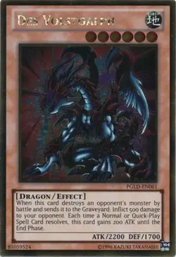 Des Volstgalph - PGLD-EN061 - Gold Rare - Unlimited Edition Near Mint Yugioh Car - Image 1