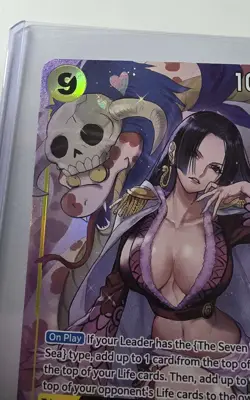 Boa Hancock - OP14-112 (Alt Art) - The Azure Sea's Seven Foil (OP14) - Image 3