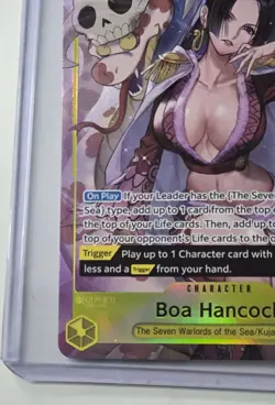 Boa Hancock - OP14-112 (Alt Art) - The Azure Sea's Seven Foil (OP14) - Image 5
