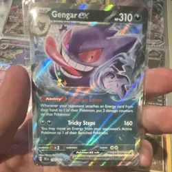 Pokemon Gengar ex 104/162 SV05: Temporal Forces Double Rare Holo 310HP Tricky S… - Image 1