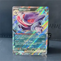 Pokemon Gengar EX SV05 Temporal Forces 104/162 Double Rare Holo 310 HP 160 - Image 1