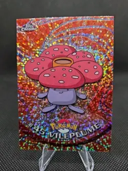 2000 Topps Chrome Pokemon # 45 Vileplume "Sparkle Chrome " - Image 1