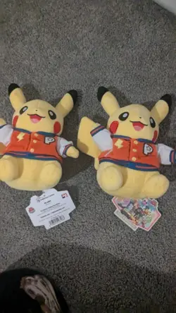 2025 Pokemon World Championships Anaheim Exclusive Varsity Pikachu Plushie Plush - Image 3