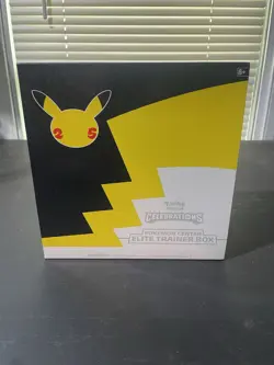 Pokemon TCG: Pokemon Center Celebrations ETB EMPTY W/ Deck Box Sleeves Book - Image 2