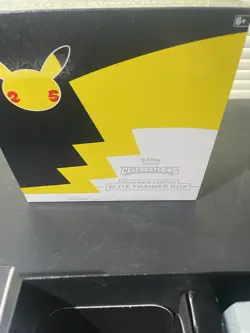 Pokemon TCG: Pokemon Center Celebrations ETB EMPTY W/ Deck Box Sleeves Book - Image 4