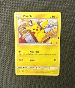 Pokemon TCG Pikachu 25/25 Regular 25th Anniversary McDonald’s Promo LP - Image 1