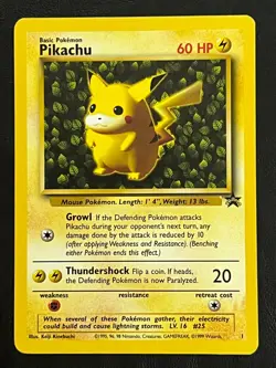Pokemon Ivy Pikachu WOTC Black Star Promo 1 NM1 - Image 1