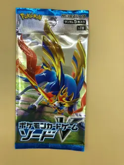 Pokemon Card Game Sword Sealed Booster 1Pack(5 cards)s5R Japanese - Image 1