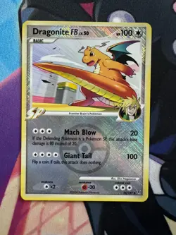 Pokemon Supreme Victors - Dragonite FB Crosshatch Holo League Promo # 56/147 LP - Image 1