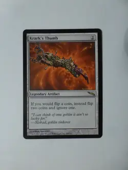 MtG Mirrodin Krark's Thumb 190/306 NM $0.75 Flat Shipping VCT123745 - Image 1