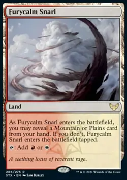 Magic the Gathering MTG Furycalm Snarl (266) Strixhaven School of Mages NM - Image 1