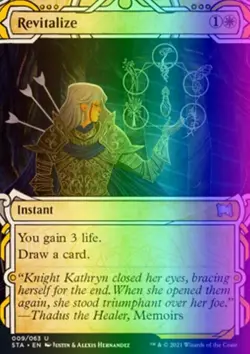 Magic the Gathering MTG Revitalize (9) Strixhaven Mystical Archive NM FOIL - Image 1