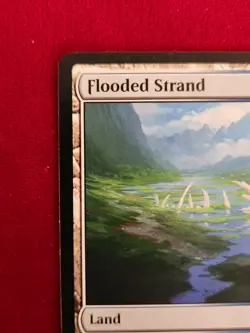 2014 Magic The Gathering MTG Flooded Strand #233 Khans Of Tarkir (KTK) - Image 3