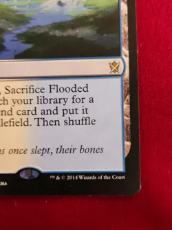2014 Magic The Gathering MTG Flooded Strand #233 Khans Of Tarkir (KTK) - Image 5
