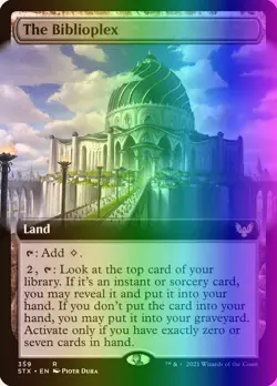 MTG The Biblioplex (359/448) Strixhaven School of Mages LP FOIL - Image 1