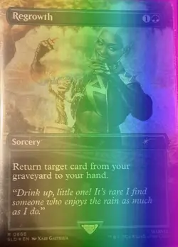 MTG Regrowth (866/3004) Secret Lair Drop Series NM FOIL- Rainbow - Image 1