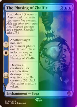 MTG The Phasing of Zhalfir (59p/160) Dominaria United Promos MP FOIL - Image 1