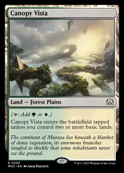 MTG Canopy Vista (393/542) March of the Machine Commander LP - Image 1