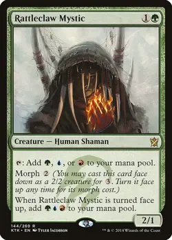 MTG Magic the Gathering Rattleclaw Mystic (144/282) Khans of Tarkir HP - Image 1
