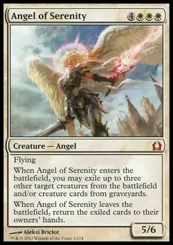 Magic the Gathering MTG Angel of Serenity (1) Return to Ravnica LP - Image 1