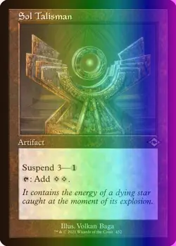 MTG Magic the Gathering Sol Talisman (432/767) Modern Horizons 2 NM FOIL- Retro - Image 1
