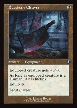 MTG Magic the Gathering Butcher's Cleaver (440/612) Innistrad Remastered LP - Image 1