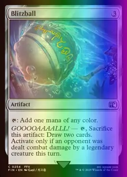 MTG Magic the Gathering Blitzball (254/764) Final Fantasy NM FOIL - Image 1